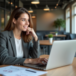 SCI-IS ou IR : Comment savoir facilement ? Comparatif et avantages Jeune femme en bureau avec documents SCIIS et IR