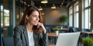 SCI-IS ou IR : Comment savoir facilement ? Comparatif et avantages Jeune femme en bureau avec documents SCIIS et IR