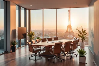 Bureau privatif moderne à Vélizy, idéal pour entreprises en croissance